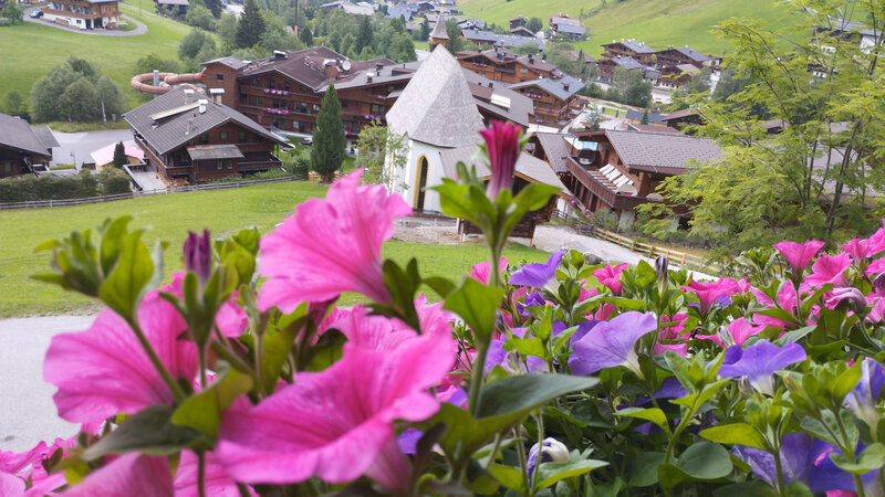 Blick vom Balkon