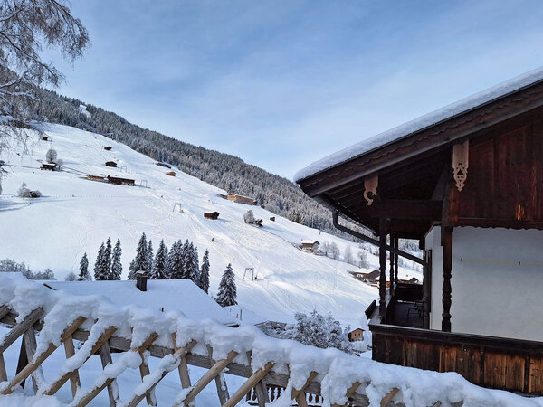 Chalet Birkheim mit Skipiste